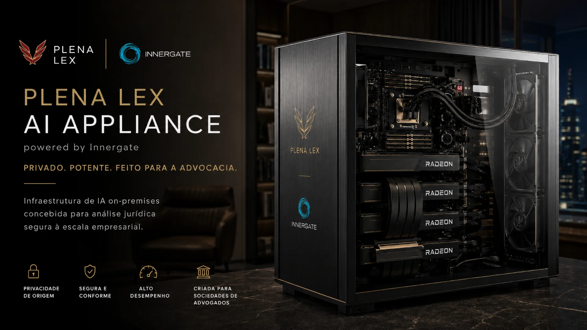 Diagrama das opções de implementação: nuvem partilhada, ambiente privado e on-premises.